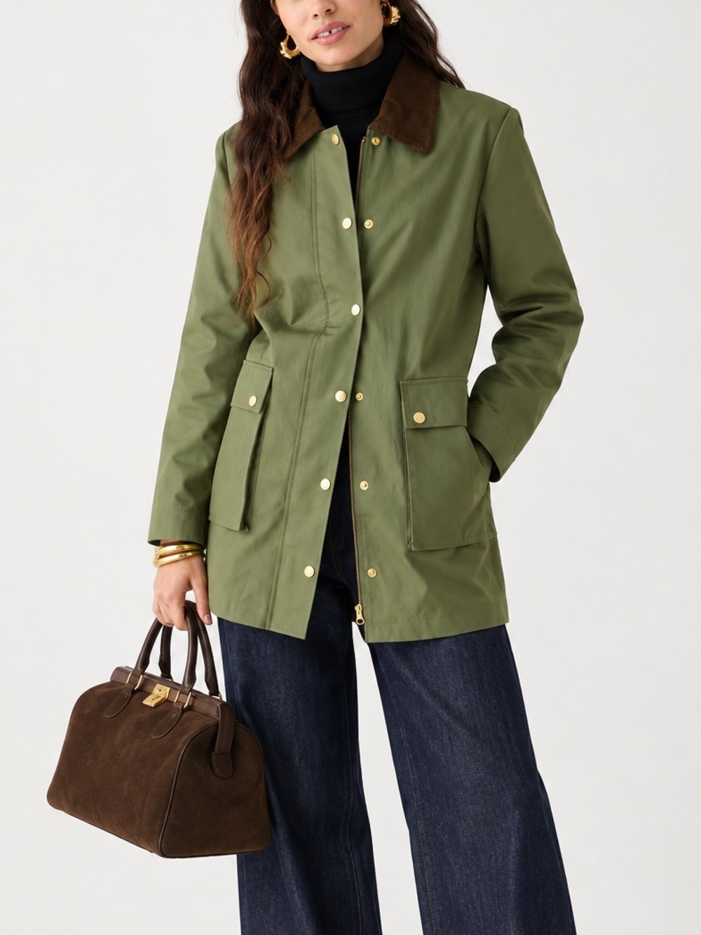 J Crew Hereitage Barn Chore Coat Snap Jacket